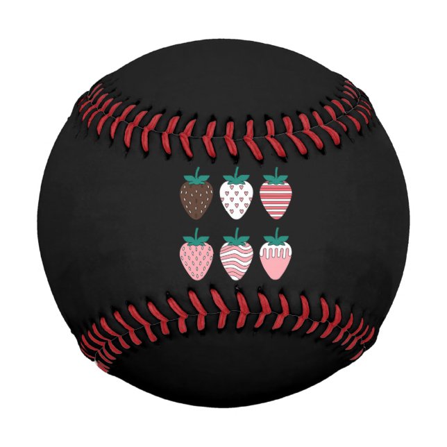 Pelota De Béisbol Fresas fresas Fruit Lover Farmers Garden (Anverso)