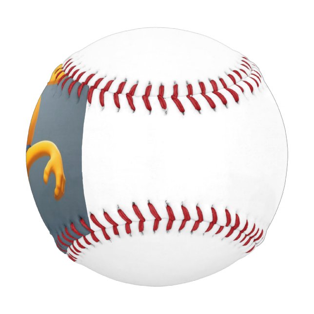 Pelota De Béisbol „Fröhliches Einaugenmonster mit Geisterfreund“ (Anverso)