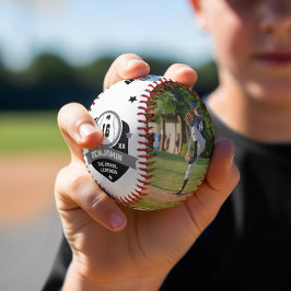 Pelota De Béisbol Fun Personalizado Jugador Nombre y Fotomanía Númer