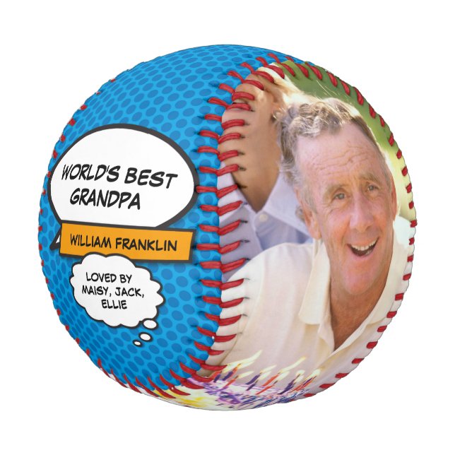 Pelota De Béisbol Funa foto del mejor abuelo del mundo en Guay (Angular)