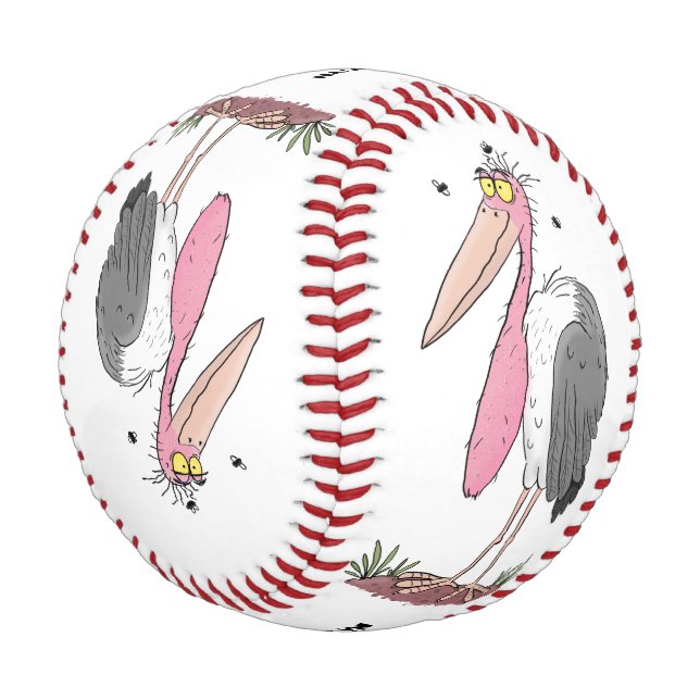 Pelota De Béisbol Funny marabou stork personalizado (Angular)