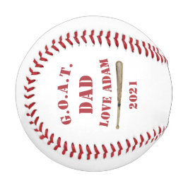 Pelota De Béisbol G.O.A.T. Dad Monogramado Béisbol