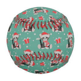 Pelota De Béisbol Gatos navidades