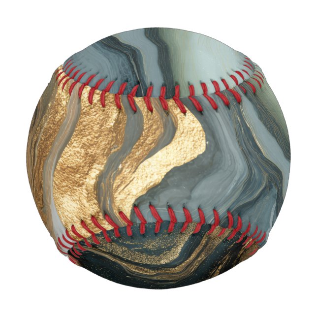Pelota De Béisbol Geoda de lujo  (Reverso)