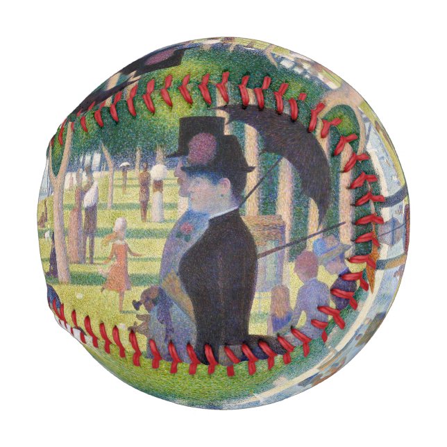 Pelota De Béisbol Georges Seurat - Domingo en La Grande Jatte (Anverso derecho)