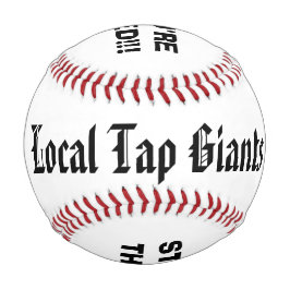 Pelota De Béisbol Gigantes De Tap Locales Béisbol