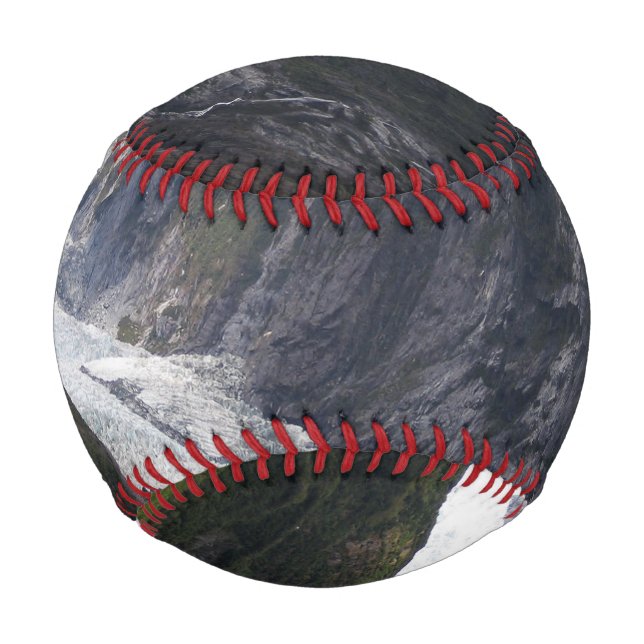 Pelota De Béisbol Glaciar Franz Josef, Nueva Zelandia (Anverso)
