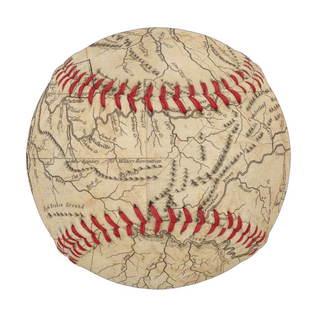 Pelota De Béisbol Gobierno de Tennessee (Anverso)