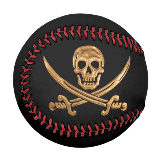 Pelota De Béisbol Gold Jolly Roger