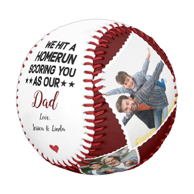 Pelota De Béisbol Golpeamos un Collage de fotos de papá Homerun | Dí (Angular)