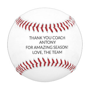 Pelota De Béisbol Gracias entrenador