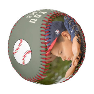 Pelota De Béisbol Gracias Entrenador Nombre del equipo Número Foto