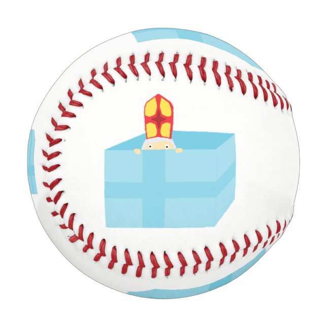 Pelota De Béisbol Gracioso gusto San Nicolás Holandés Sinterklaas Ar (Anverso izquierdo)