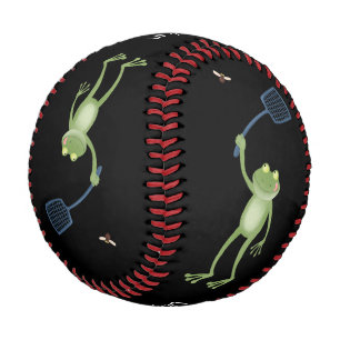 Pelota De Béisbol Gracioso personalizado de la mosca de la sartén ve