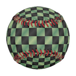 Pelota De Béisbol Gradiente negro verde oliva moderno controlado