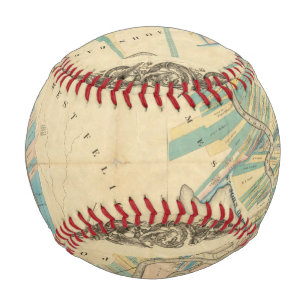 Pelota De Béisbol Gráfico del río Misisipi Inferior