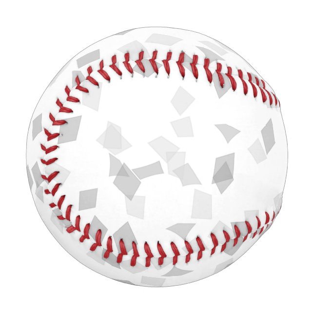 Pelota De Béisbol Gray Confetti (Anverso izquierdo)