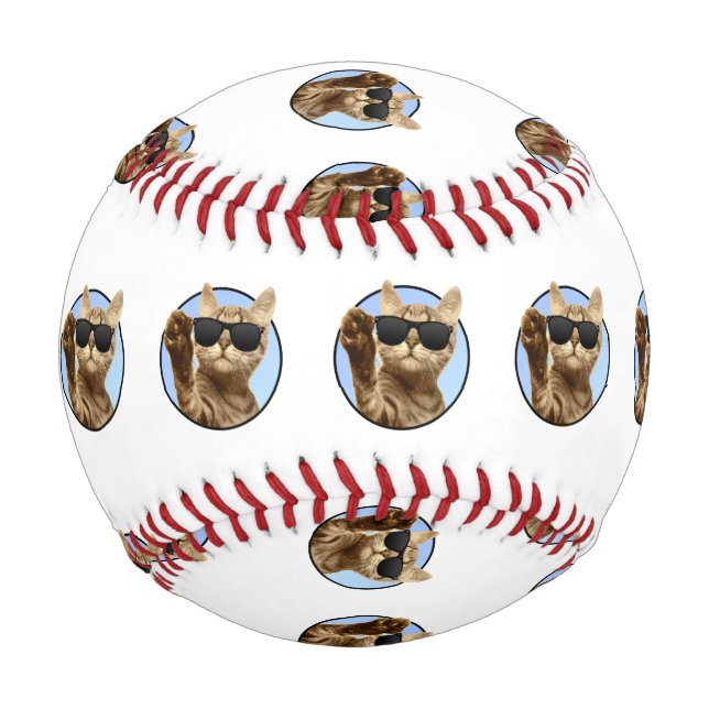 Pelota De Béisbol Guay Cat Baseball (Anverso)