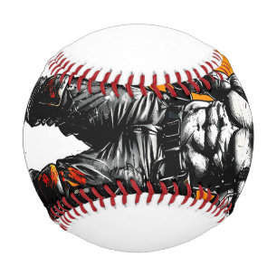 Pelota De Béisbol guerrero bárbaro fantasía medieval humilde Béisbol