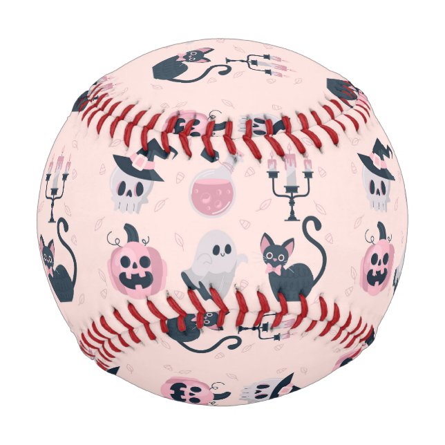 Pelota De Béisbol Halloween (Anverso)
