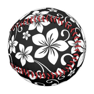 PELOTA DE BÉISBOL HAWAI BLANCO (NEGRO)