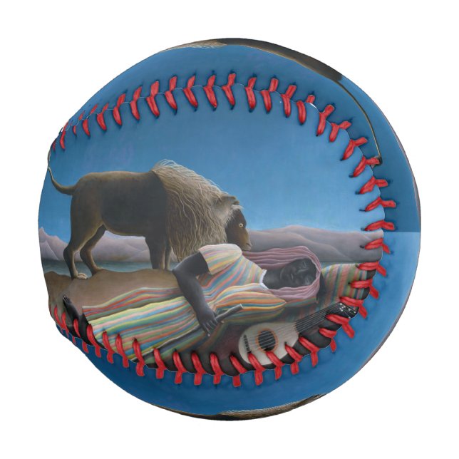Pelota De Béisbol Henri Rousseau - El gitano durmiente (Reverso Izquierdo)