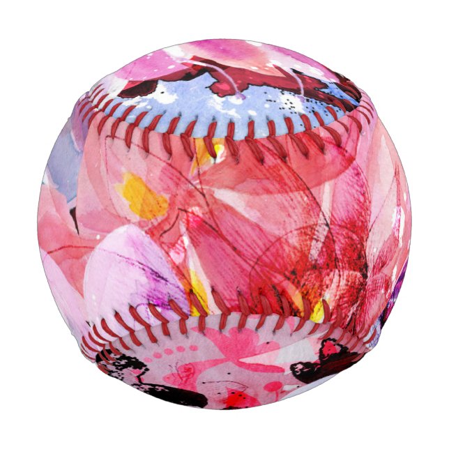 Pelota De Béisbol Hermoso ramo de flores (Anverso)