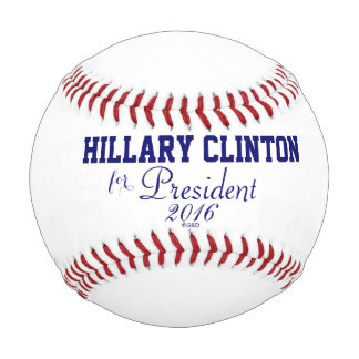 Pelota De Béisbol Hillary Clinton para la presidencia 2016
