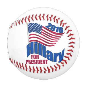 Pelota De Béisbol Hillary for President 2016