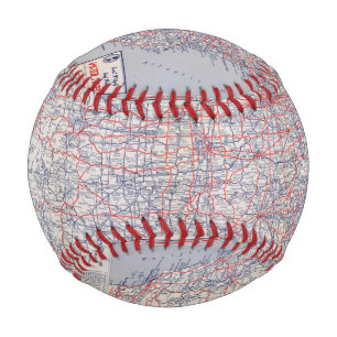Pelota De Béisbol Hoja de ruta de Estados Unidos