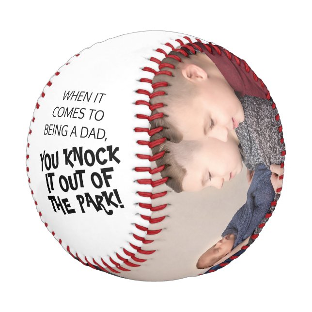 Pelota De Béisbol Homerun Dad Photo Baseball (Angular)