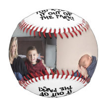 Homerun Dad Photo Baseball