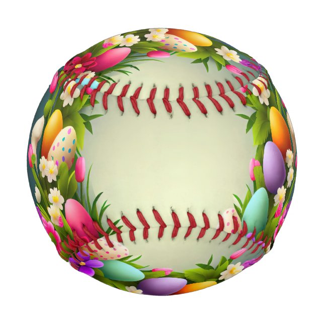 Pelota De Béisbol Huevos de Pascua (Reverso)