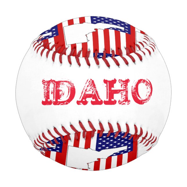 PELOTA DE BÉISBOL IDAHO    (Reverso)