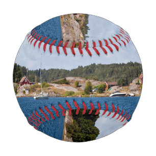 Pelota De Béisbol Idílico paisaje costero