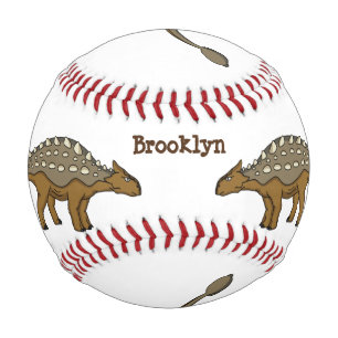 Pelota De Béisbol Ilustracion de dinosaurios blindados de Ankylosaur