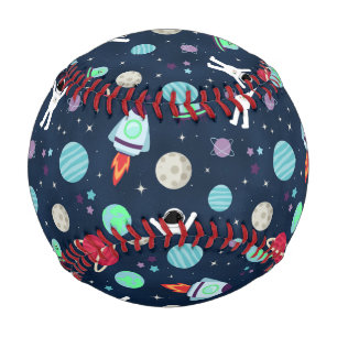 Pelota De Béisbol Ilustracion de patrón de espacio