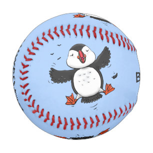 Pelota De Béisbol Ilustracion de personalizado azul del ataúd flotan