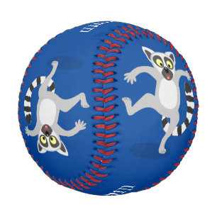 Pelota De Béisbol Ilustracion de personalizado bailador de lémur de 