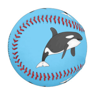 Pelota De Béisbol Ilustracion de personalizado de ballenas asesina
