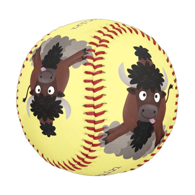 Pelota De Béisbol Ilustracion de personalizado de bisontes búfalos d (Angular)