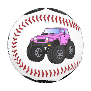 Pelota De Béisbol Ilustracion de personalizado de camiones gigantes