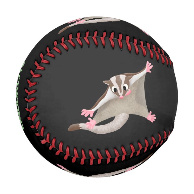 Pelota De Béisbol Ilustracion de personalizado de deslizador de azúc (Anverso izquierdo)
