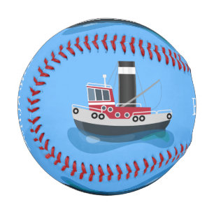 Pelota De Béisbol Ilustracion de personalizado de embarcaciones de a