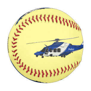 Pelota De Béisbol Ilustracion de personalizado de helicópteros de la
