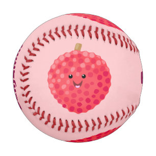 Pelota De Béisbol Ilustracion de personalizado de linché rosado