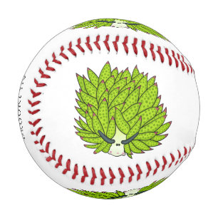 Pelota De Béisbol Ilustracion de personalizado de lodo de hoja