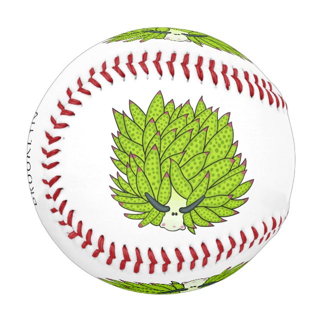 Pelota De Béisbol Ilustracion de personalizado de lodo de hoja (Anverso izquierdo)