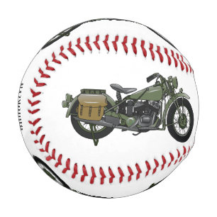 Pelota De Béisbol Ilustracion de personalizado de motocicleta de cru