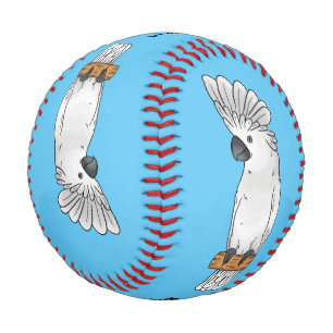 Pelota De Béisbol Ilustracion de personalizado de pájaro de paraguas
